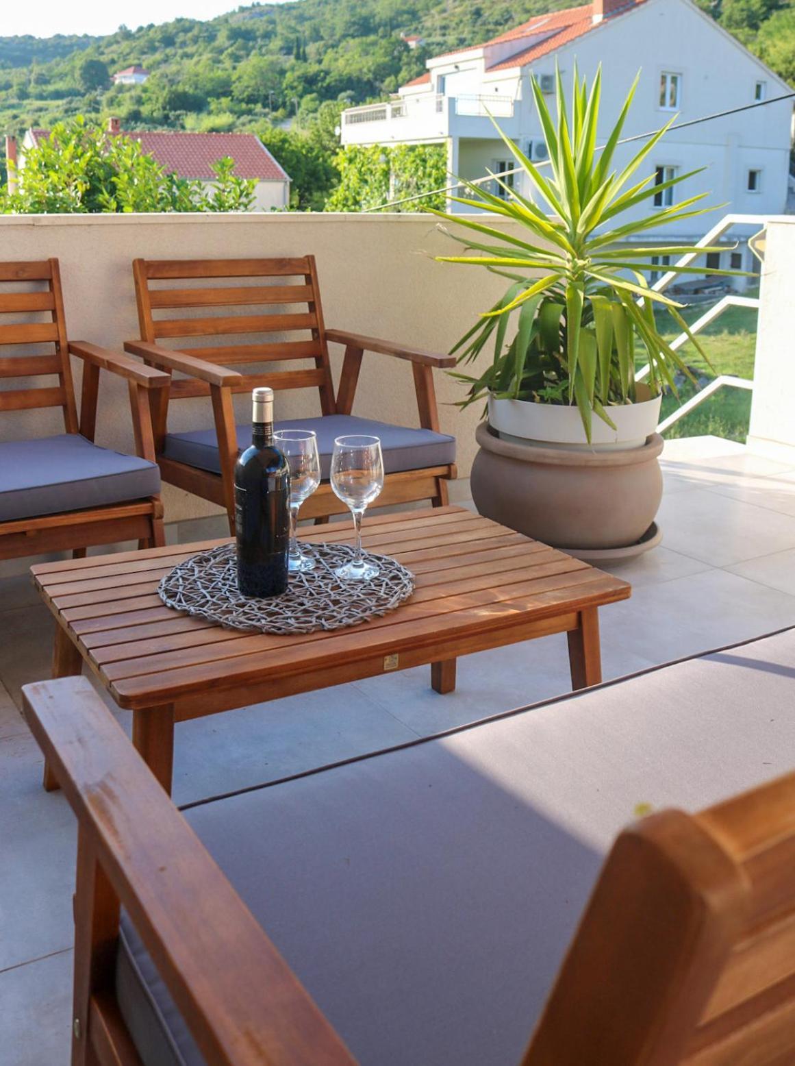 Villa My Rose With A Private Pool Mlini Bagian luar foto
