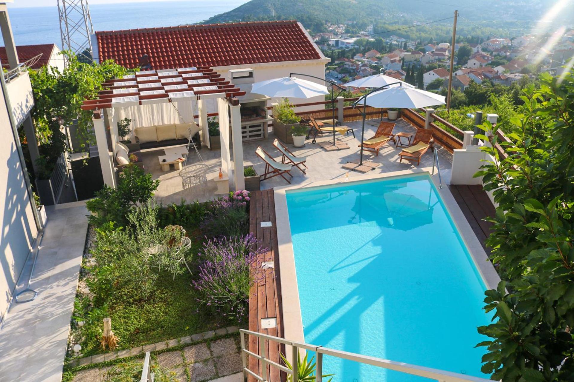 Villa My Rose With A Private Pool Mlini Bagian luar foto
